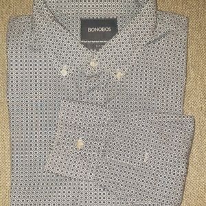 Bonobos Mens L, long sleeve button down